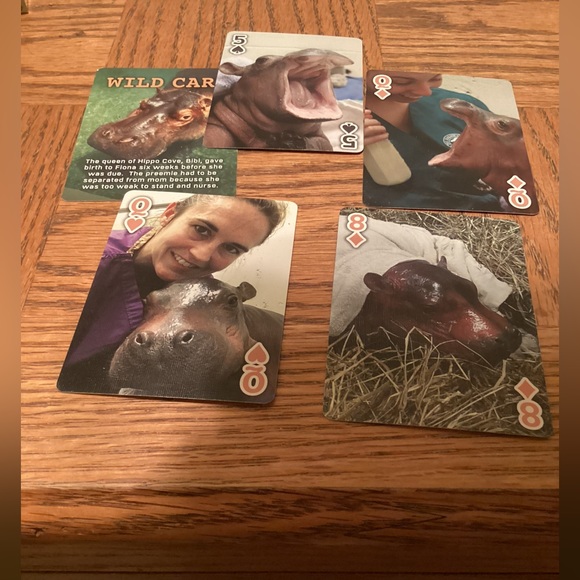 Fiona the Hippo Playing Cards- new - Picture 3 of 4